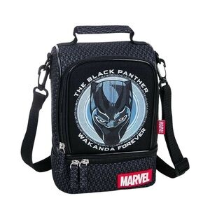 Disney Store Marvel Black Panther Wakanda Forever Insulated Lunch Box Tote New